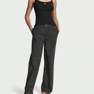NWT Victoria's Secret Cotton Long Tank Tee-Jama Set